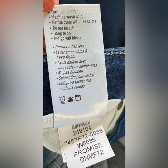 PAIGE Women's Skinny Jeans - Dark Blue - Picture 12 of 14